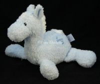 Gund HOOPER Musical Horse Blue Lovey Plush #58260